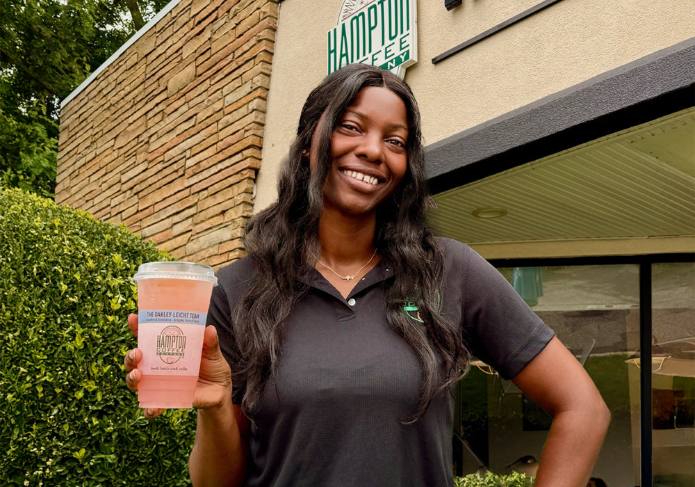 Our newest Staff Creation is by one of our Southampton Cafè's Baristas, Candice.  Candice's Tropical Island Refresher i