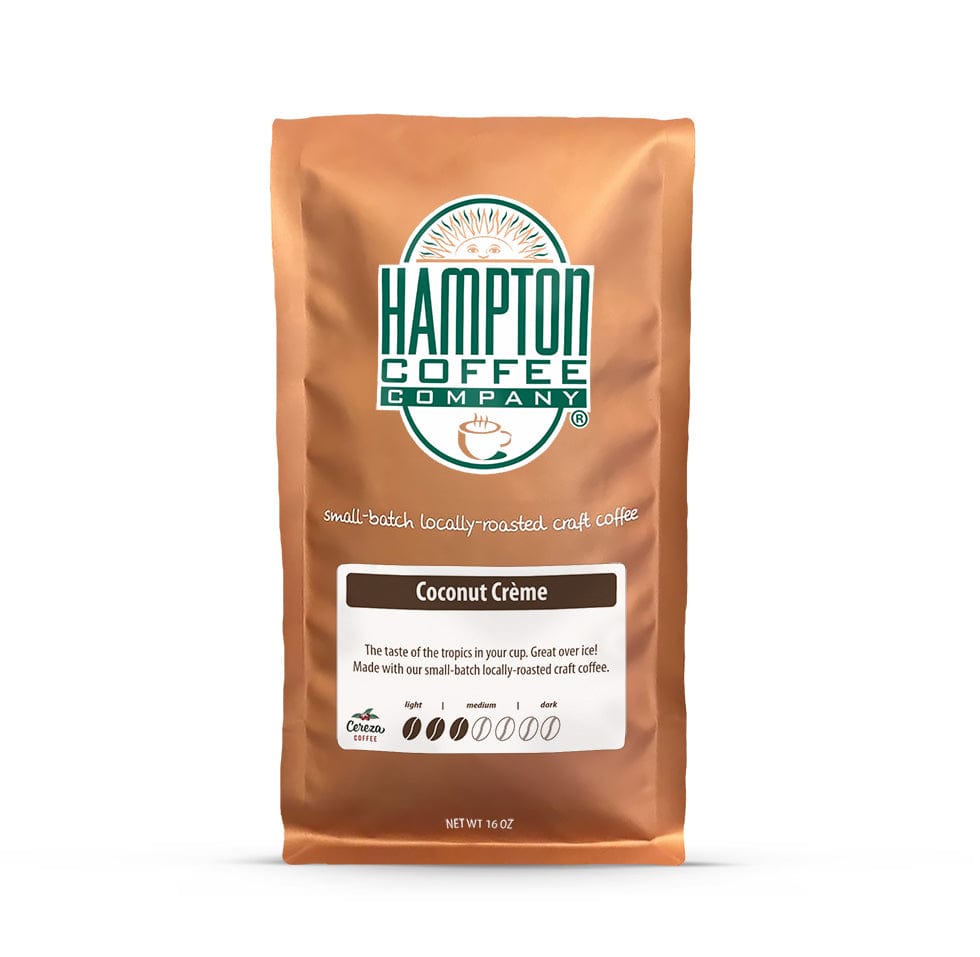 Tropical coconut coffee flavor for summer